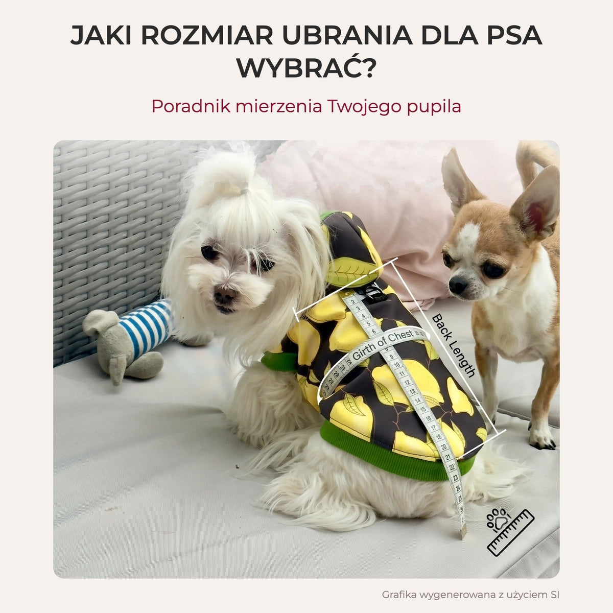 Jaki rozmiar ubrania dla psa wybrać? Poradnik mierzenia Twojego pupila