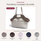 Futerkowy ocieplacz do torby dla psa – 5 kolorów, S i M