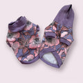 Floral purple dog sweatshirt
