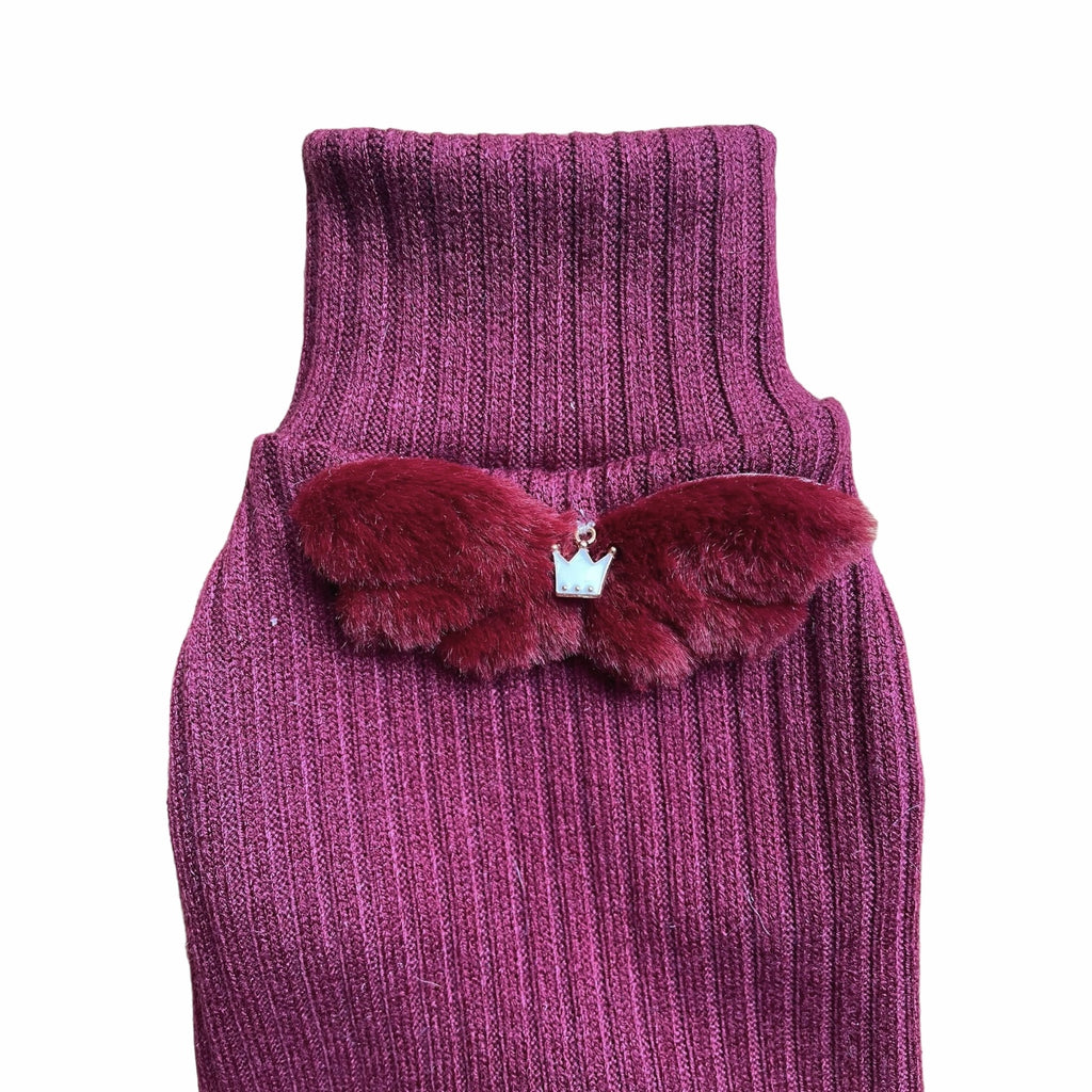 Dog Sweater Red Wine