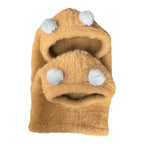 Czapka-komin dla psa camel z alpaką – zdjęcie 2