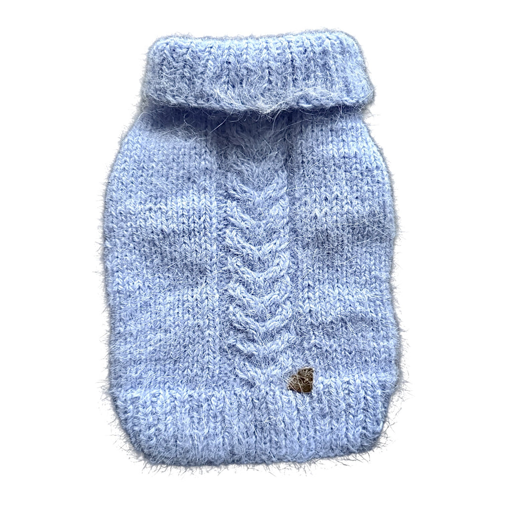 Wool dog sweater Blue