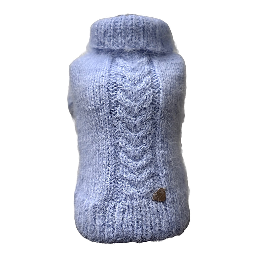 Wool dog sweater Blue