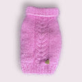 Woollen sweater for a dog Pink
