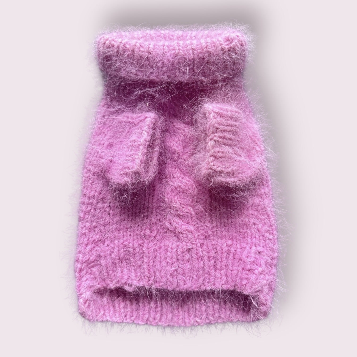 Wełniany sweter dla psa Pink