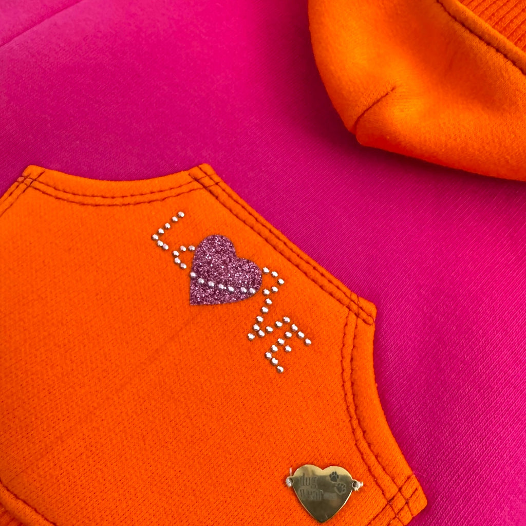 Bluza Love Neon – Róż & Pomarańcz