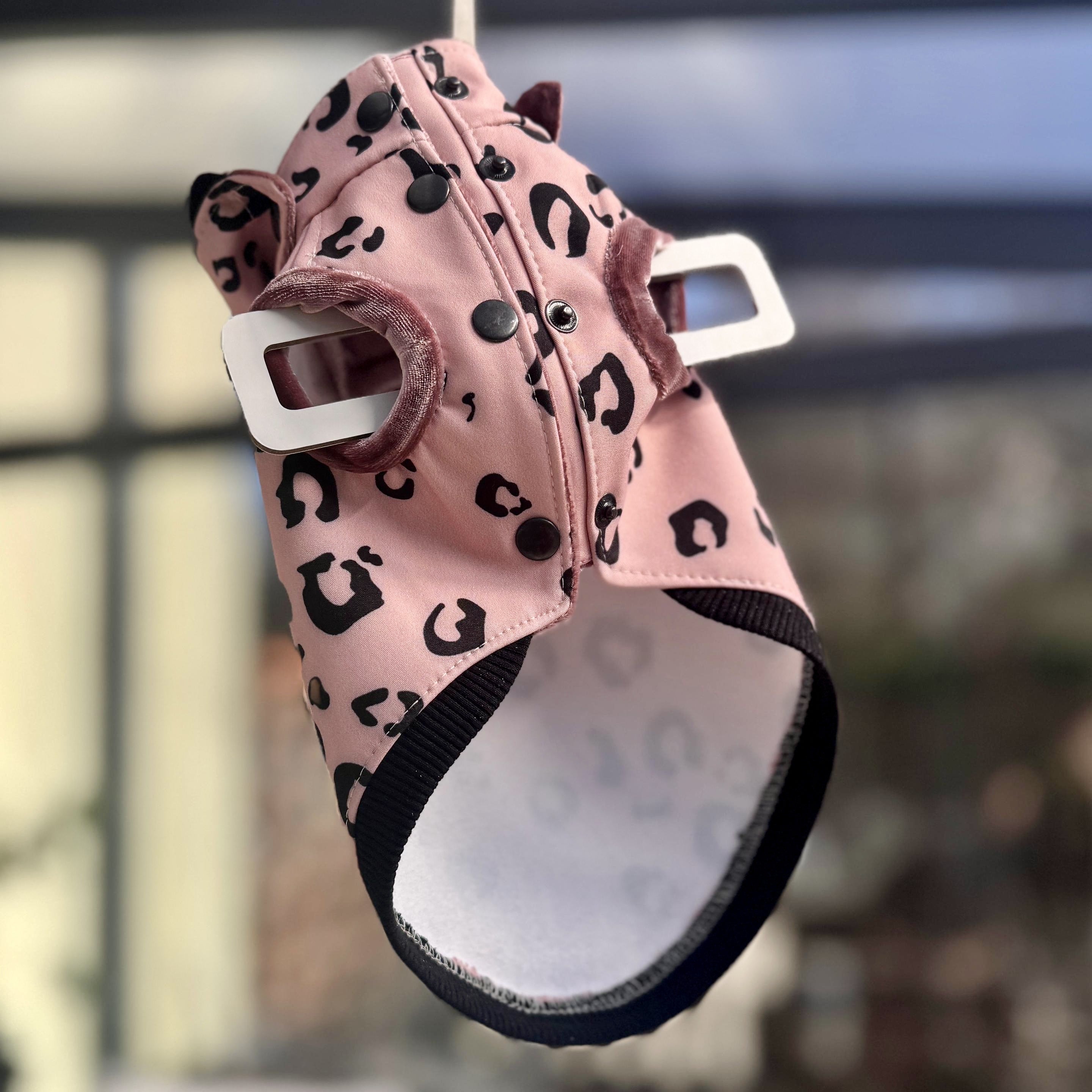 Kurtka przeciwdeszczowa dla psa z Softshell „Pink Panther”